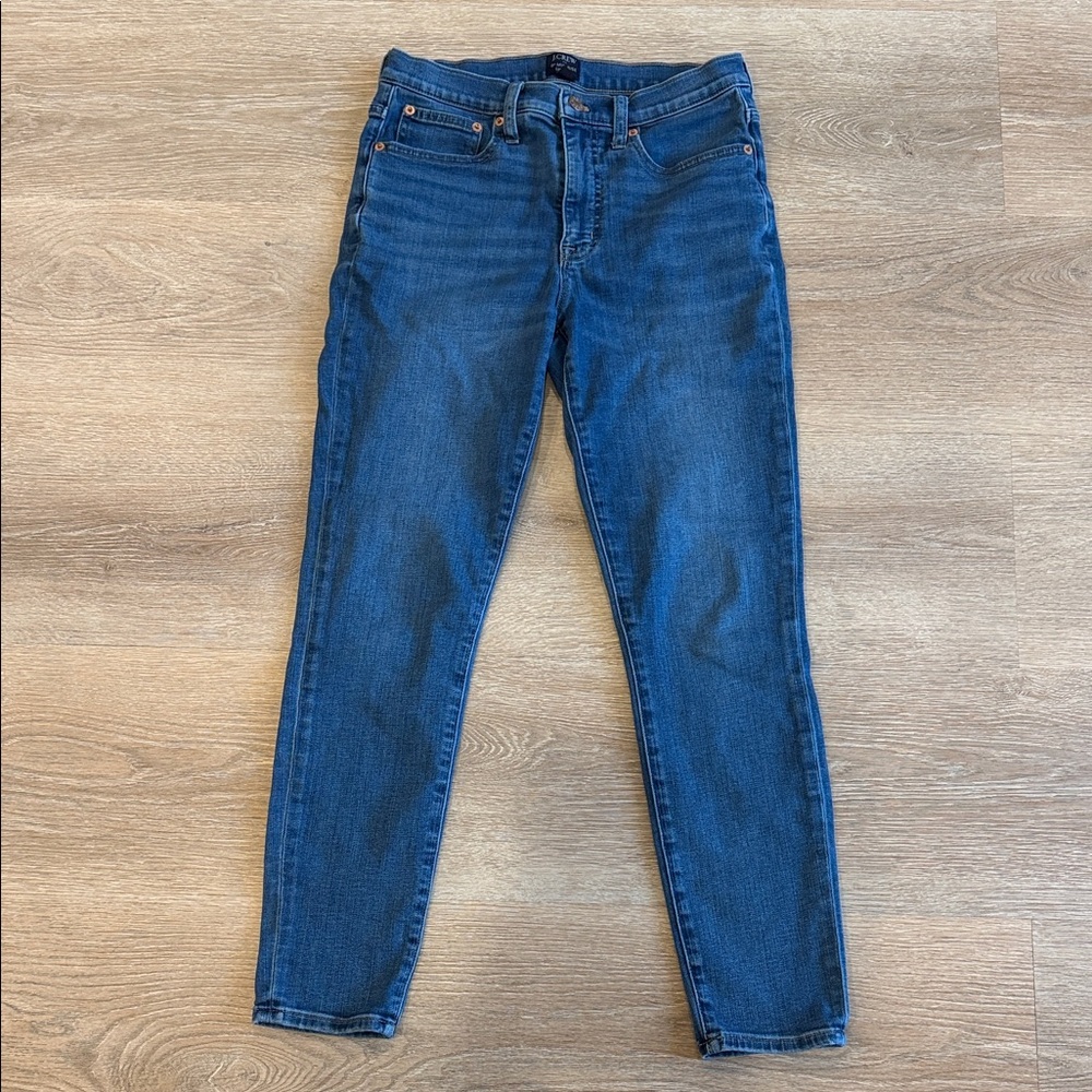 J. Crew Factory Women's 9 Inch Mid-Rise Skinny Jean Classic Stretch